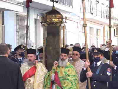 Ζάκυνθος:  Λιτανεία του λειψάνου  του Αγ...