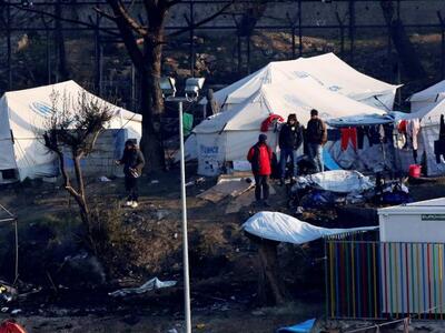 Πανηγυρισμοί στον καταυλισμό της Μόριας ...