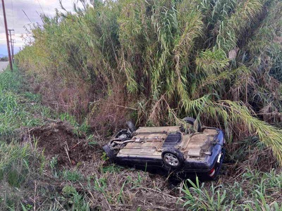 Τροχαίο στο Αγρίνιο: Όχημα έπεσε σε αύλα...