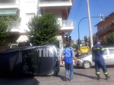 Σοκαριστικό τροχαίο στην Κορίνθου και Βο...