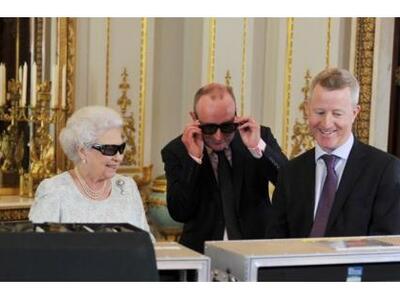 Το μήνυμα της βασίλισσας Ελισάβετ σε 3D!