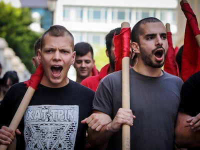 Σε εξέλιξη συλλαλητήριο για το πανεπιστημιακό άσυλο στην Πάτρα