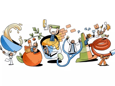Εργατική Πρωτομαγιά: Το Doodle της Googl...