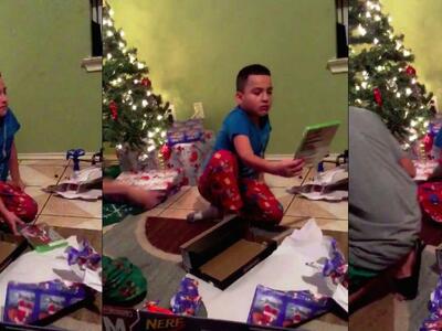 Δείτε την αντίδραση του πιτσιρικά όταν π...