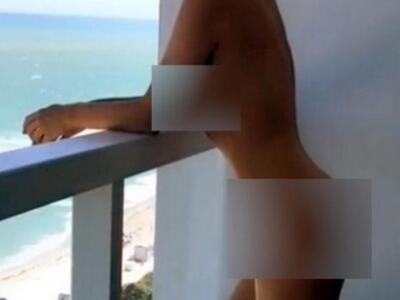 Ηθοποιός βγήκε γυμνή στο μπαλκόνι του δω...