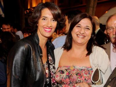 Η Νόνη Δούνια με την Ελισάβετ Κωνσταντινίδου