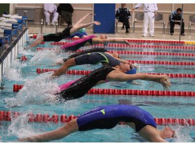 Η Εθνική ομάδα κολύμβησης  για τους αγών...