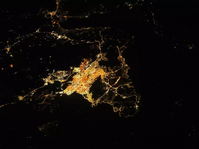 NASA: Η Αθήνα τη νύχτα από ψηλά – Φωτογρ...