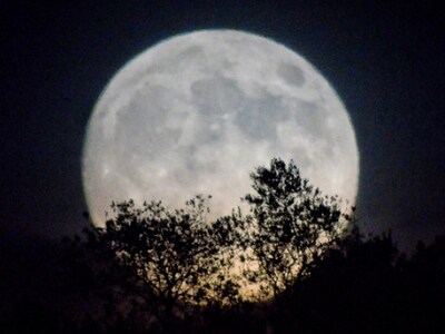 Πανσέληνος και έκλειψη Σελήνης ορατή από...