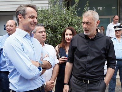 Στον Πειραιά ο Κυριάκος Μητσοτάκης για τ...