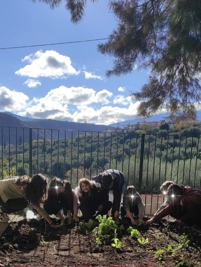 Ο υπέροχος κήπος στο Δημοτικό σχολείο Ροδοδάφνης- ΦΩΤΟ