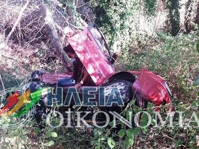 Αλφειούσα: Έχασε τον έλεγχο του ΙΧ και κ...