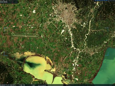 Το Αγρίνιο, ο ποταμός Δίμηκος στη λίμνη ...