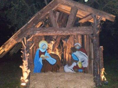 Χριστουγεννιάτικη φάτνη του Συλλόγου Κρύα Ιτεών
