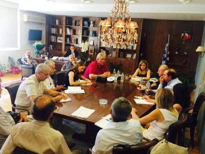 Συνάντηση του προέδρου του ΕΛΓΑ Ν. Στουπ...