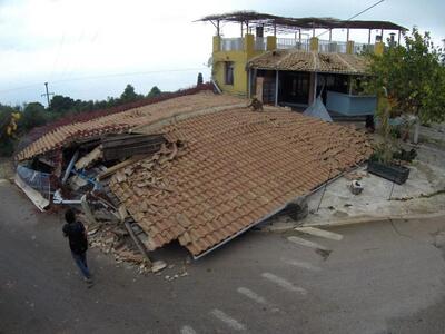 Η Λευκάδα μετά το σεισμό του Νοεμβρίου.....