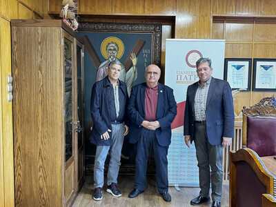 Συνάντηση με τον Πρύτανη του Πανεπιστημί...