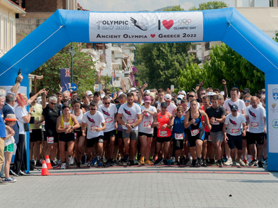 Το 1ο "Olympic Day Run" Ancien...
