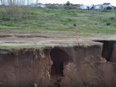 Πρέβεζα: Κατολισθήσεις από την βροχή απε...