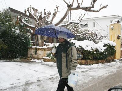 Λευκό τοπίο στην Αττική - Πού χρειάζονται αλυσίδες
