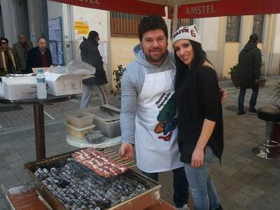 Ο Χάρης Καρκούλιας επί τω έργω