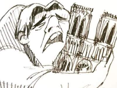 "Ο Κουασιμόδος αγκαλιάζει την Παναγ...