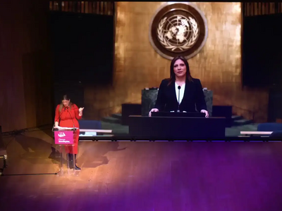 Σε «ομιλία» της στον ΟΗΕ