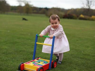 Britain's Princess Charlotte, daughter o...