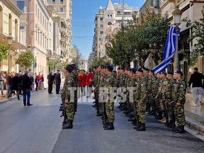 Πάτρα- 25η Μαρτίου- Δοξολογία στη Μητρόπ...