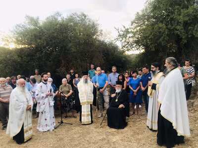 Στη γενέτειρα του, Λουκά Τριπόλεως λειτούργησε ο Μητροπολίτης Πατρών Χρυσόστομος