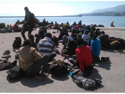 Μυτιλήνη: Συνολικά 122 μετανάστες και πρ...