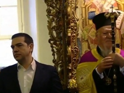 Στη Θεολογική Σχολή της Χάλκης ο Αλέξης Τσίπρας 