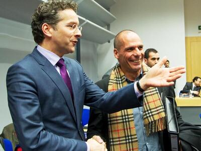 Σε εξέλιξη η συνάντηση Βαρουφάκη - Ντάισελμπλουμ 