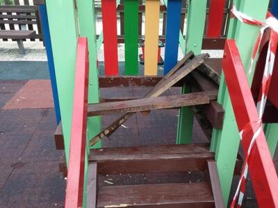 Πάτρα: Βανδαλισμοί στις καινούργιες παιδ...