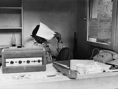 Εντός του Πολυτεχνείου στο θάλαμο του ρα...