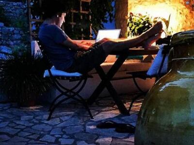 Ο Χριστόφορος Παπακιαλιάτης στους Παξούς...