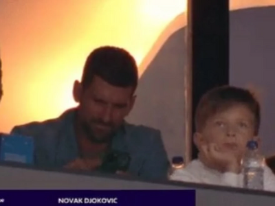 Ο Τζόκοβιτς παρακολούθησε τον αγώνα Πανα...