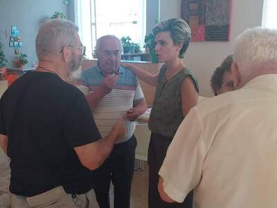 Τα ΚΑΠΗ επισκέφθηκε η Ασπασία Ρηγοπούλου