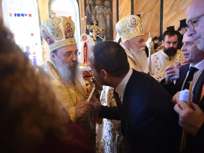 Ο Θεμιστοκλής-Ανδρέας Μπάκας  στον εορτα...