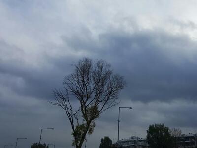 Το σύστημα του καιρού, το πρωί της Τρίτη...