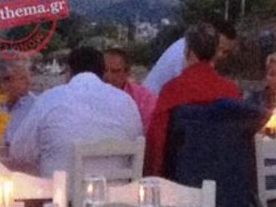Ρομαντικό δείπνο στο Μαραθώνα για τον Καραμανλή