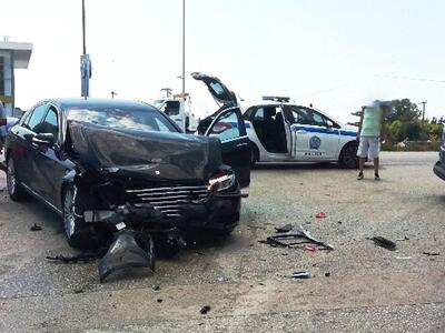 Τροχαίο με τραυματίες την Ε.Ο Πρεβεζας-Η...