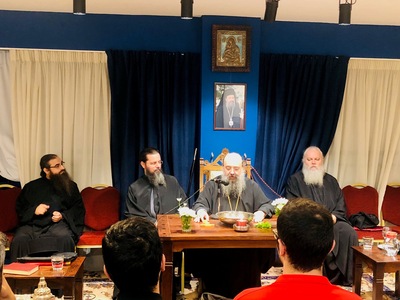 Ο Μητροπολίτης Πατρών στον αγιασμό της σ...