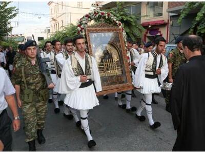 Λαμπρή η υποδοχή της Ιεράς Εικόνας της Π...