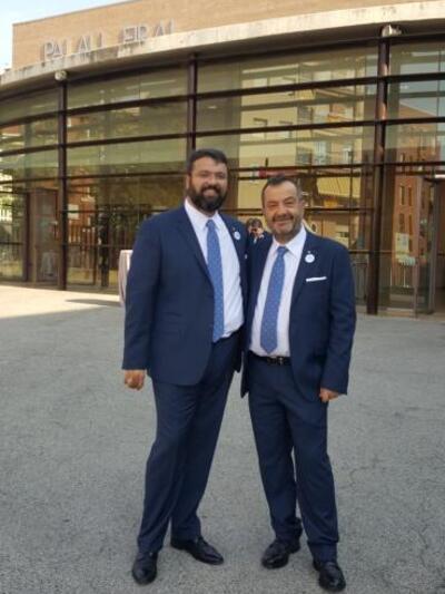 Ο υφυπουργός Αθλητισμού Γιώργος Βασιλειά...