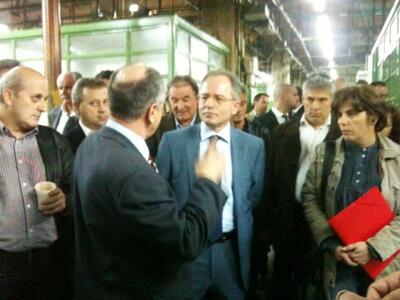 Η επίσκεψη του  Πάνου Μπεγλίτη στην ΕΒΟ ...