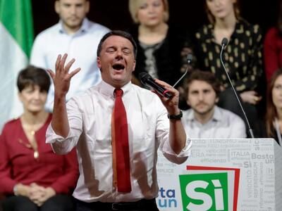 Ρέντσι προς Ιταλούς: Ψηφίστε «ναι», αλλι...