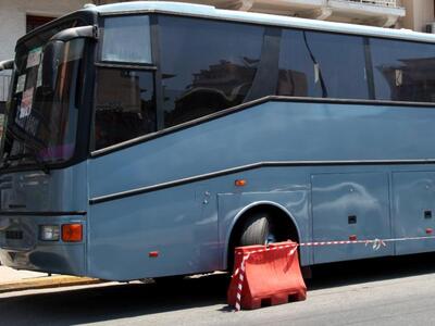 Επεισόδιο μέσα σε λεωφορείο του ΚΤΕΛ Αιτ...