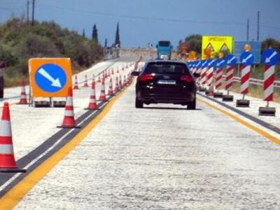 Καθίζηση στο 54ο χιλιόμετρο της Παλαιάς ...