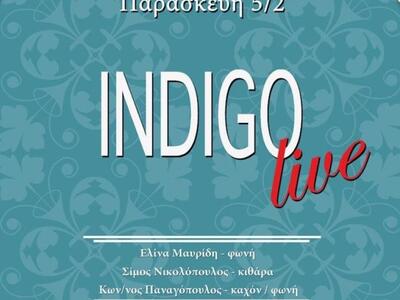 INDIGO live αυτή την Παρασκευή στο Hendrix!